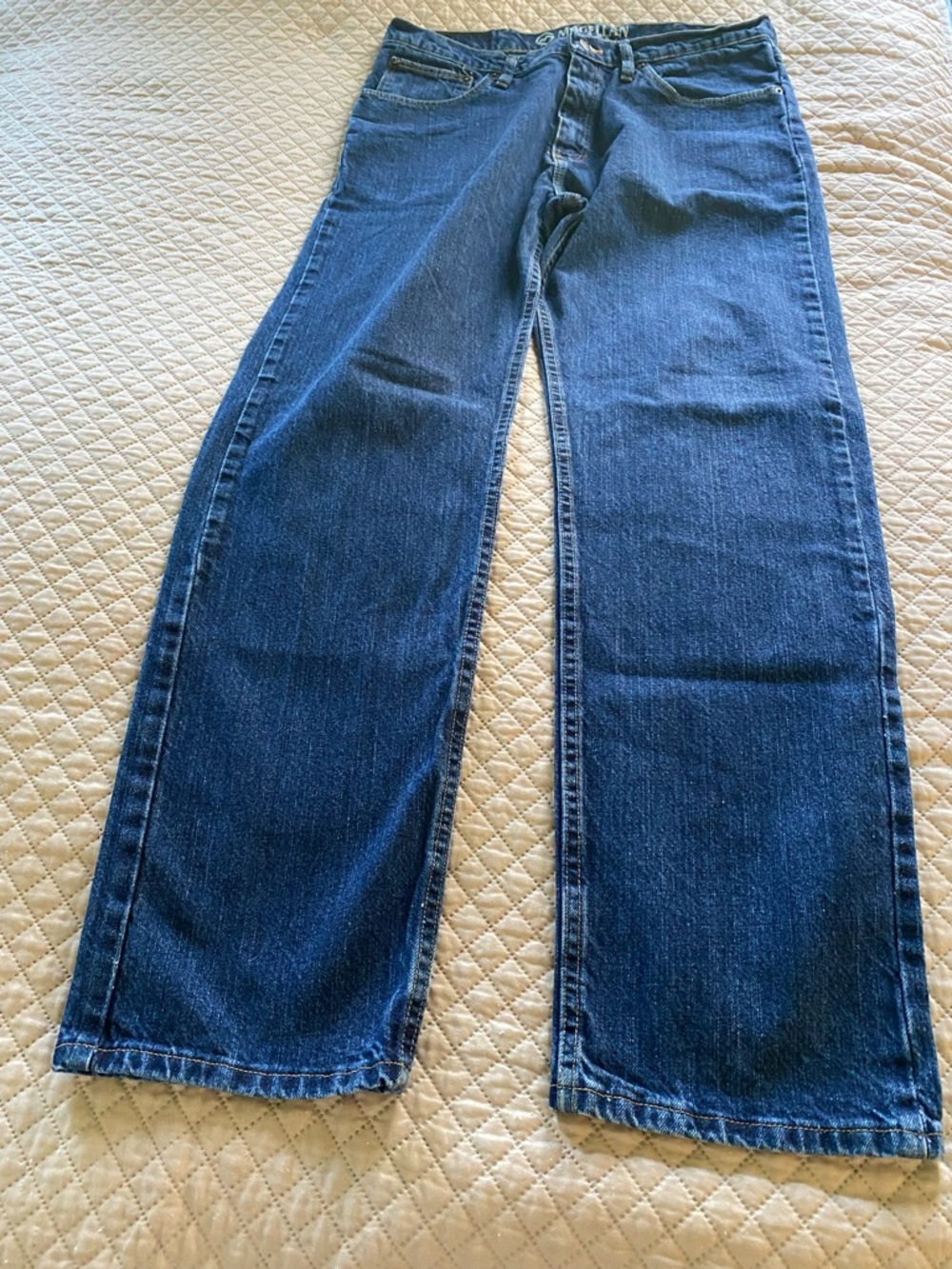 Magellan Outdoors Blue Denim Jeans with Contrast Stitching